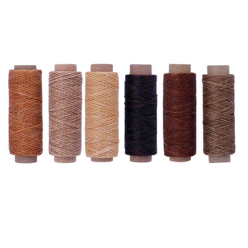 36 stuks 50m 150d gewaxte draad kleurrijke leer naaigaren handnaaigaren voor het handnaaien van leer en boekbindgereedschappen
