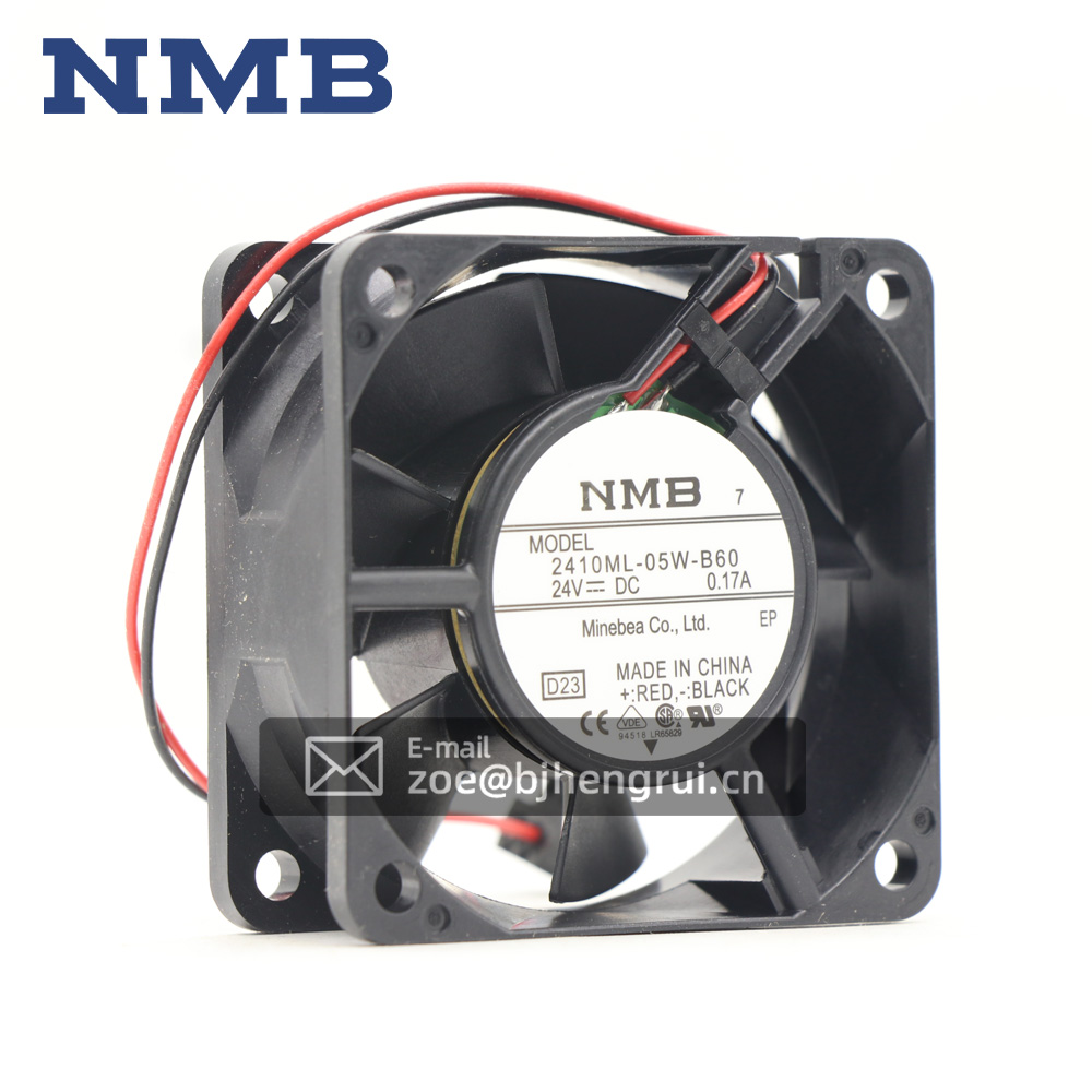 Original abb 2410ml-05w-b60 dc 24v 60*60*25 lager dc fläkt 24v 6025 kylfläkt radiator