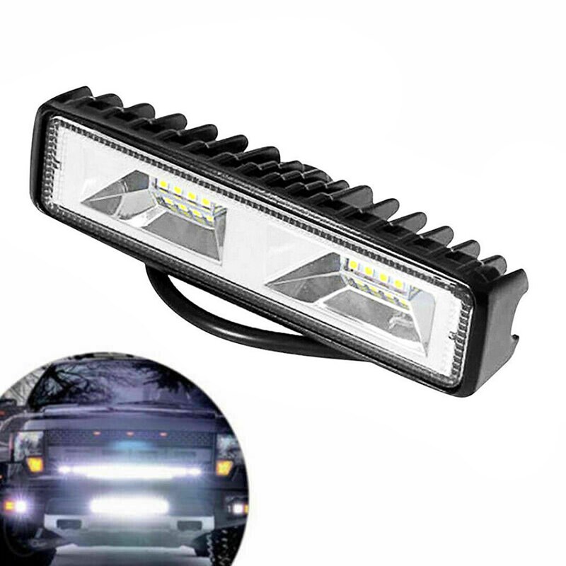 LED Headlights 12-24V For Auto Motorcycle Truck Tractor Trailer Offroad Working Light 48/18W LED Work Light Spotlight Light Bar: 18W