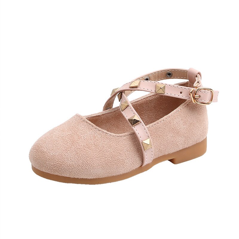 Lente Meisje Schoenen Suède Gladiator Baby Meisje Schoenen Klinknagel Prinses Sandalen Zachte Tong Meisje Schoenen Peuter d01092
