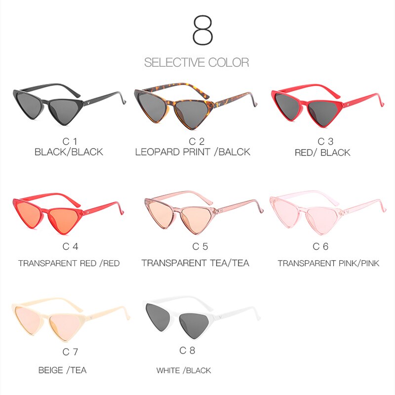Cat eyes wandelzonnebril dames retro vintage zonnebril heren toerisme auto zonnebril casual acryl  uv400