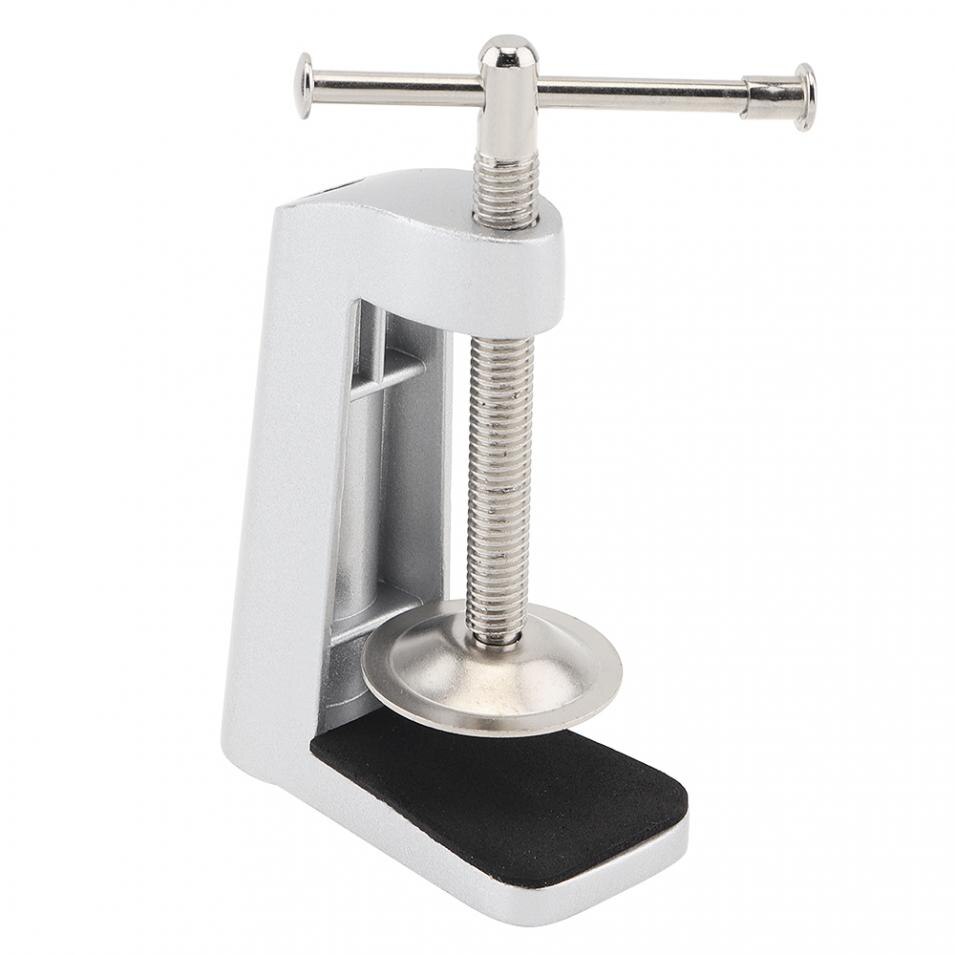 Aluminum Alloy Adjustable Desk Lamp Fixed Base Clamp Holder Clip Stainless Steel Swing Arm for DIY Universal Hose Table Lamp