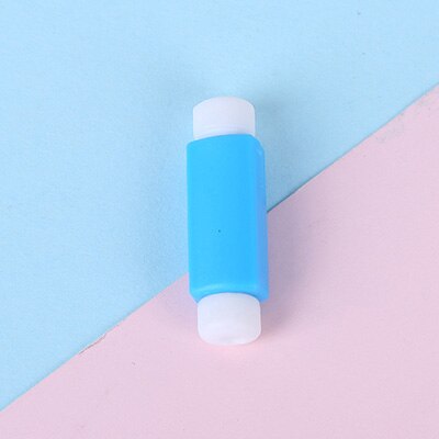 Kabel Protector Datalijn Kleuren Koord Protector Beschermhoes Lange Grootte Kabelhaspel Cover Voor Iphone Usb-oplaadkabel: Blue