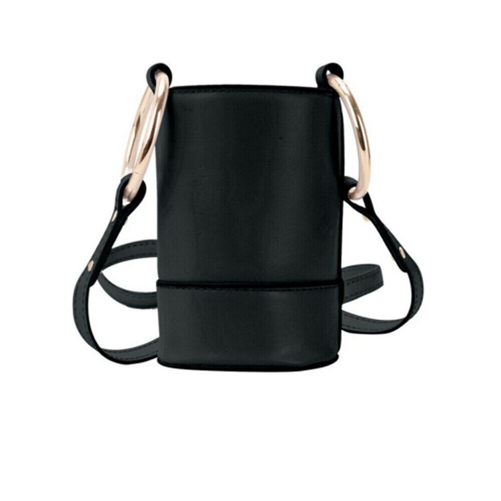 neueste Stil Baby Mädchen Schulter Tasche Kid Crossbody Kleine Geldbörse Leder Nette Taschen Handtaschen: Black