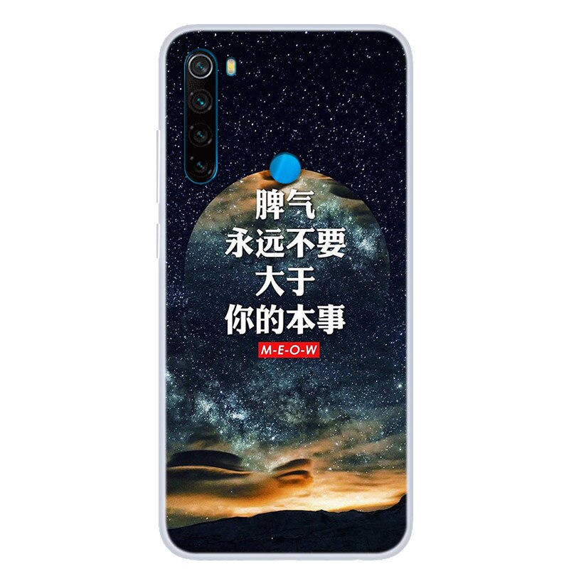 For Xiaomi Redmi Note 8T Case Silicone Soft TPU Phone Case Coque Xiomi Redmi Note 8T Cover Space for Redmi Note8T 8 T Bumper: 17