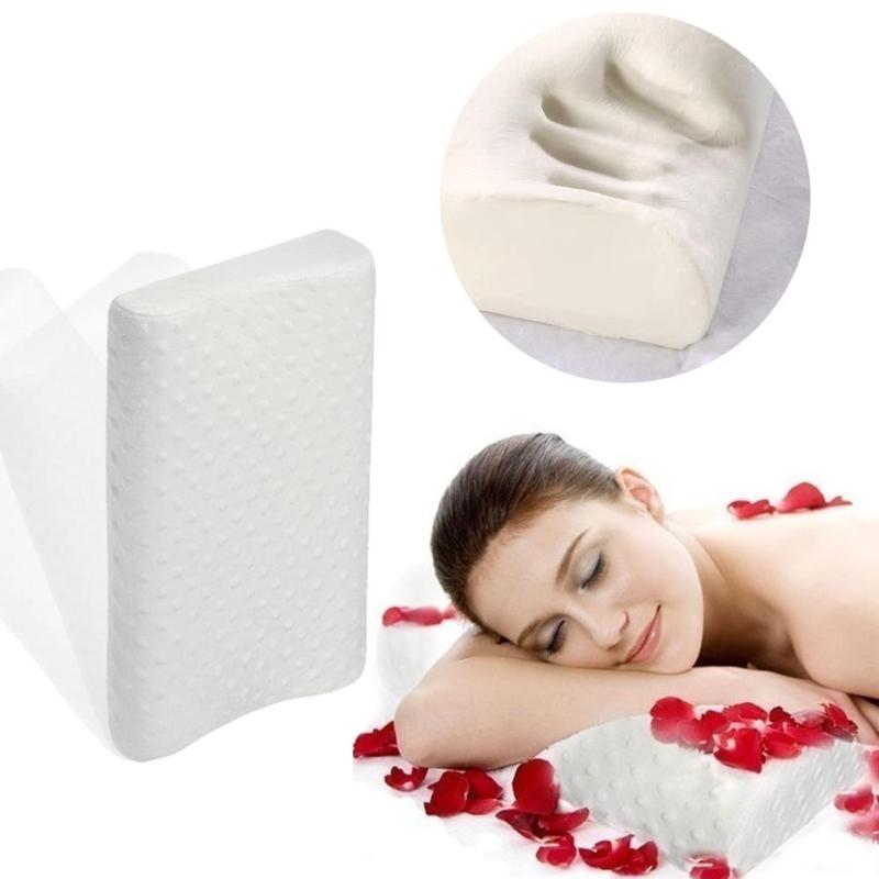 Bekväma barn memory foam ortopedisk sömn vit kylande komfort gel säng kudde kudde minne bomull memory foam kudde