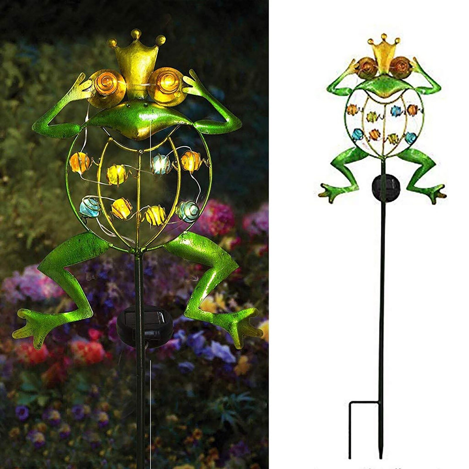 Kikker Solar Licht Metalen Tuin Zonne-energie Led Lamp Outdoor Solar Light Solar Lamp Solar Tuin Licht Gazon Licht Yard ornamenten