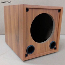 Iwistao hifi 6.5 tuuman subwoofer tyhjä kaappi passiivinen puinen kaiutinkotelo hdf -levy diy
