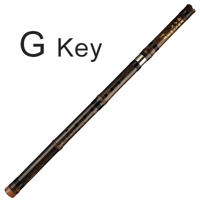 Key G F Brown Vertical Bamboo Flute Separable Traditional Chinese Musical Instruments Woodwind Instrument Xiao Flute: G  Key Xiao