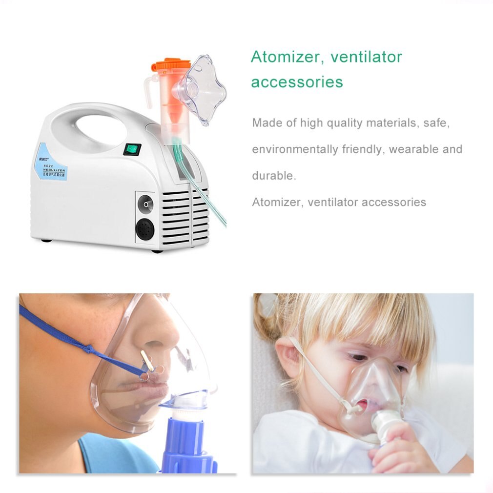 Portable Handheld Nebulizer Silicone PVC Household air compression atomizer For Baby Child 1 Set