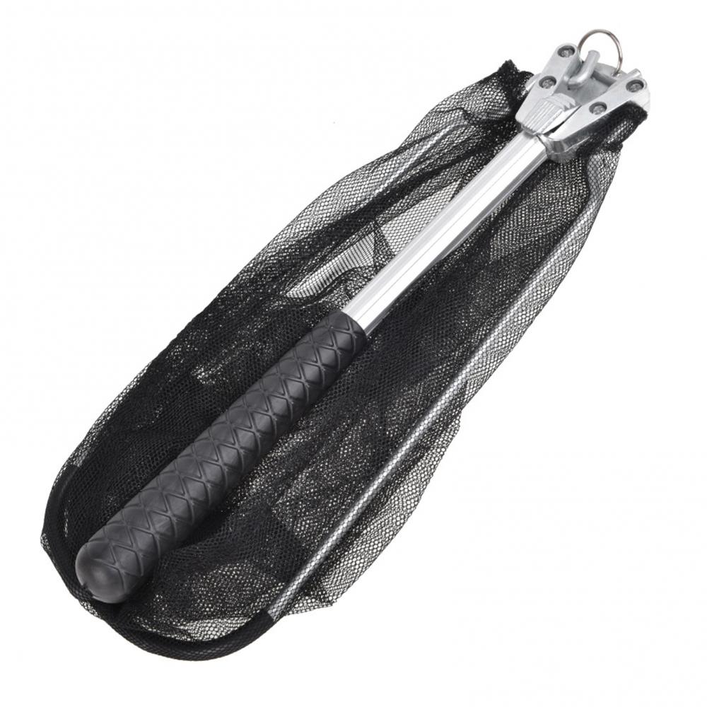 Aluminum Alloy Folding Net Foldable Triangle Retractable Fishing Telescoping Landing Pole Landing For Fly Fishing