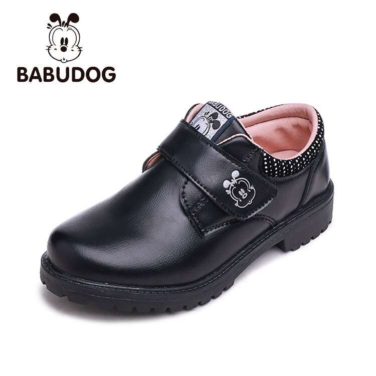 BABUDOG Brand Leather Shoes for Boys Student British School Uniform Dress Shoes Children Party Shoes Boys Shoes Dance 29-39