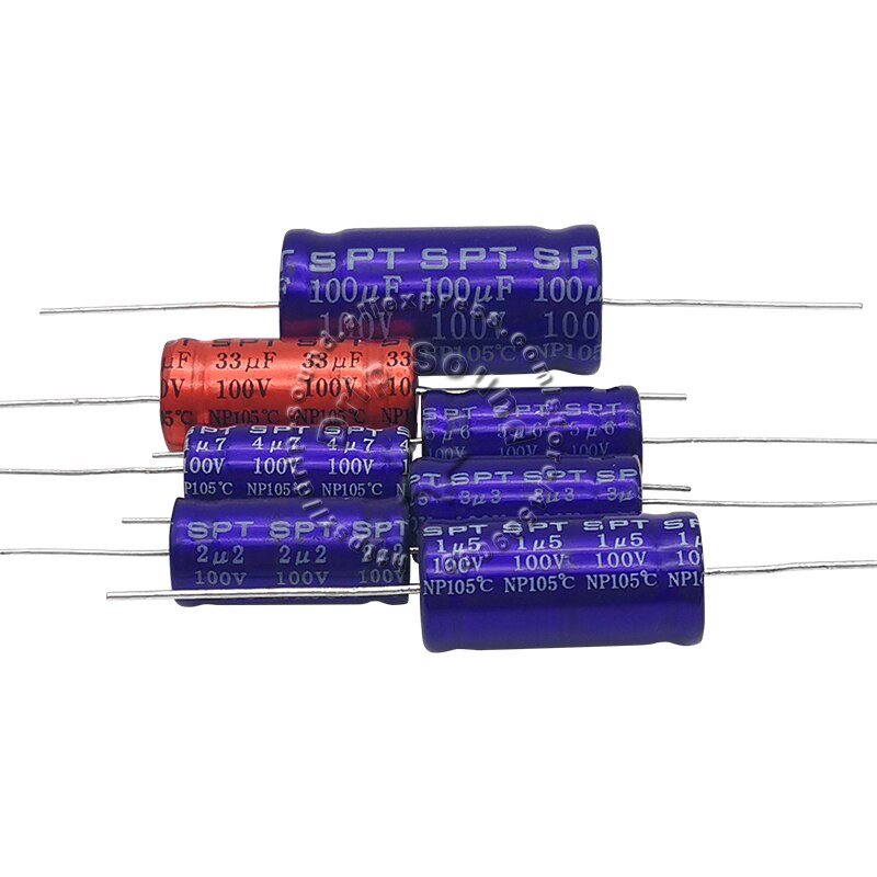 2 pièces 1.5uF-220uF 100V voiture Tweeter MKP haut-parleur séparateur de fréquence croisé polypropylène Non-polarité condensateur