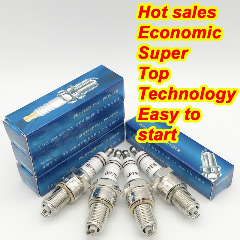 10pcs Spark Plug BP7ES for 412XLS AR52 145DU Z-103 W230T30 W4DP W5DC L14YC N279YC IW22 W22EP-U W22EPR-U W22TT BPR7ES BPR7EIX
