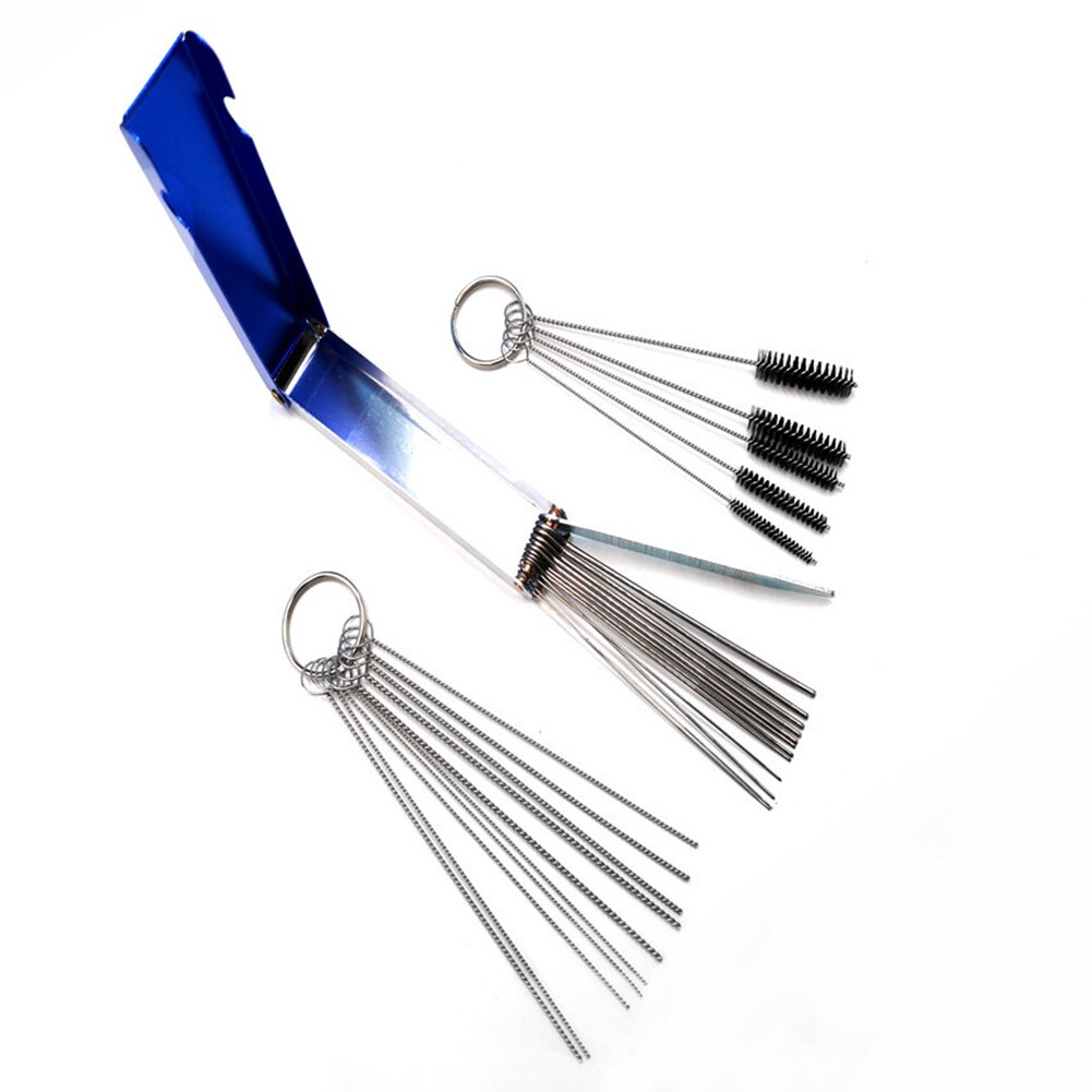 Reusable Carburetor Cleaning Kit Dirt Jet Remove Multifunction Motorcycle Easy Clean Practical Engine Brushes Tool