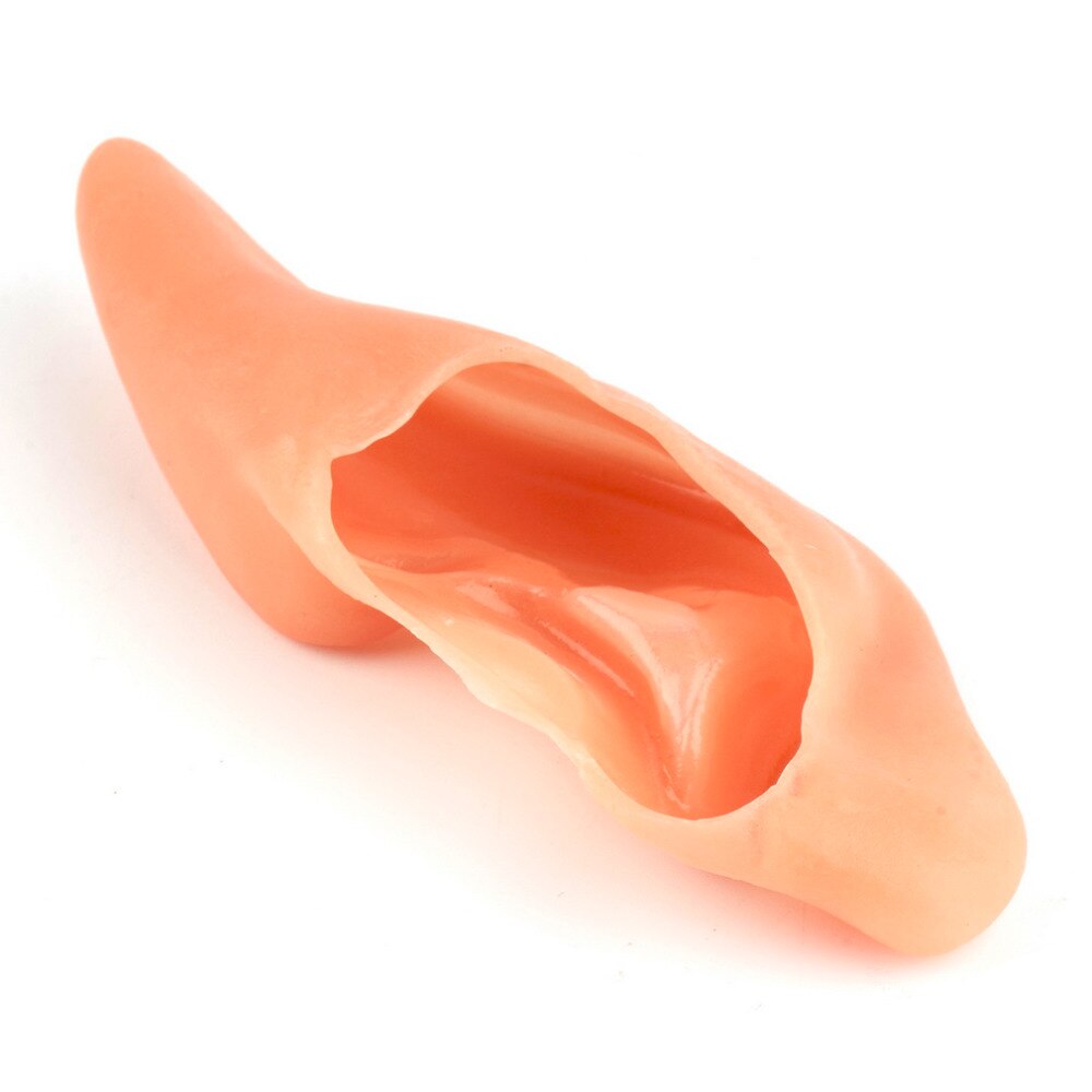 de Halloween de látex suave prótesis puntiagudas consejos oído de hadas Pixie orejas de elfo Cosplay accesorios LARP