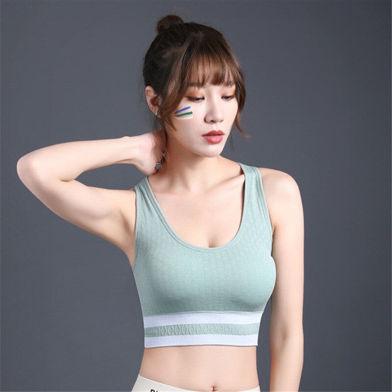 Chaleco de Yoga sin costuras para mujer, ropa deportiva para gimnasio, entrenamiento para correr, top transpirable de alto estiramiento, sin mangas