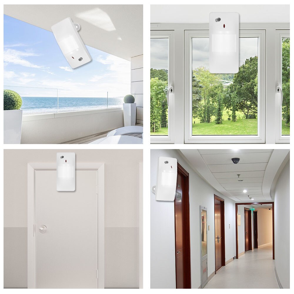Wired PIR Motion Sensor Wide Angle Passive Infrared Detector For Home Burglar Security Alarm System