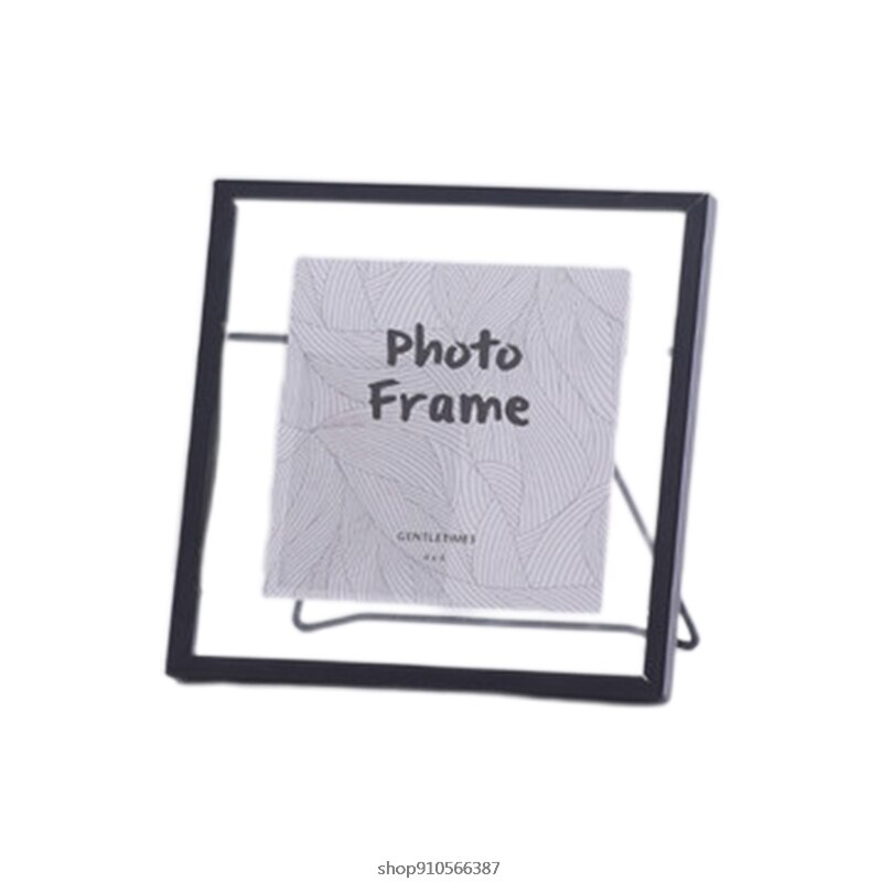 Simple Nordic Metal Photo Frame Wrought Iron Paint... – Grandado