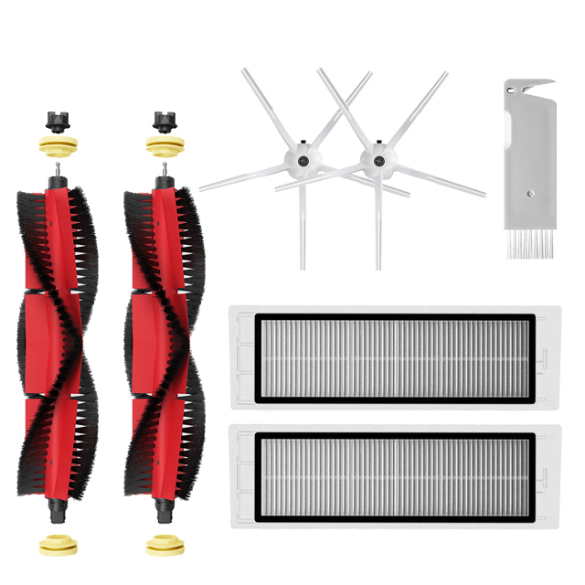 For XiaoMi Roborock s5 Max s6 MaxV s6 Pure Vacuum Spare Parts Water Tank Dust Box HEPA Filter Main Brush Mop Cloth Side Brush