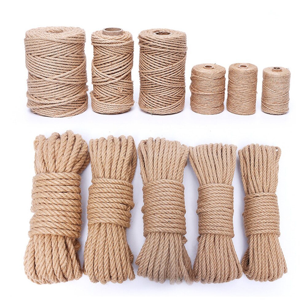 Sisal Rope Cat Tree DIY Scratching Post Toy Cat Climbing Frame Replacement Rope Desk Legs Binding Rope for Cat Sharpen Claw