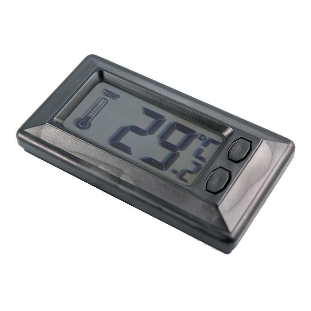 3 In 1 Digital Thermometer Time Date Clock LCD Display Auto Digital Thermometer Car Stying RV Camper Accessories Universal