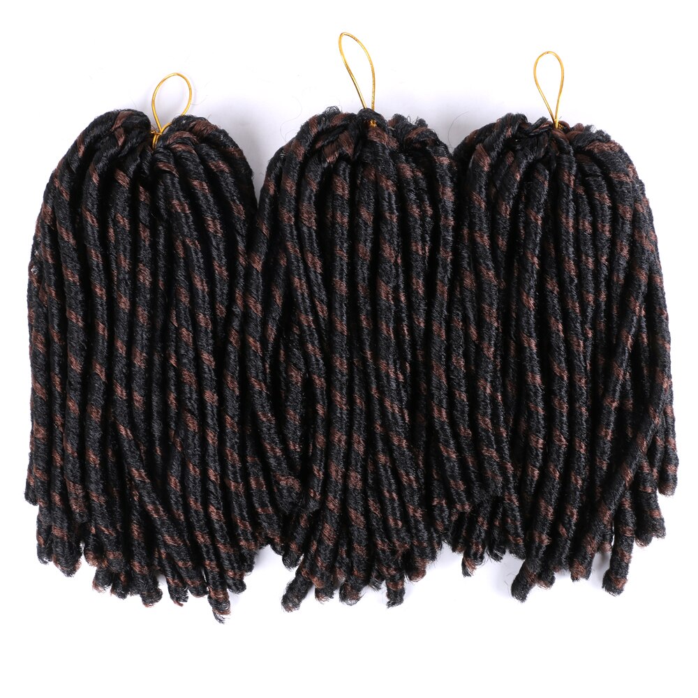 Glamo 14‘’soft locs crochet 70g/pc braids expressions braiding hair faux locs crochet hair jamaican bounce synthetic extensions: T30