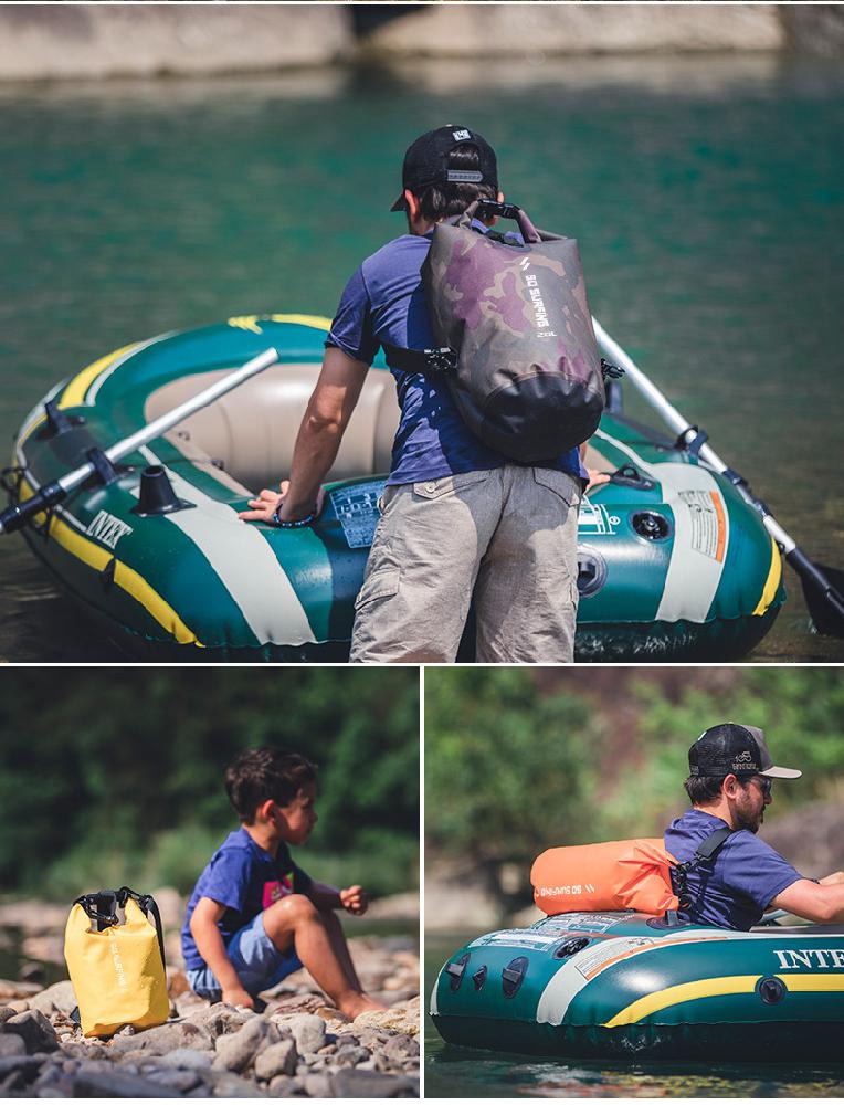 Himiss flod vandreture tasker sport dykning spand taske skulder drivtaske udendørs pvc vandtæt svømning flydende taske
