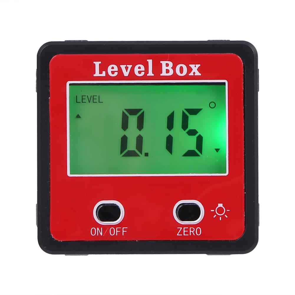 Digital Display Inclinometer Spirit Level Box Protractor Angle Finder Gauge Meter Protractors