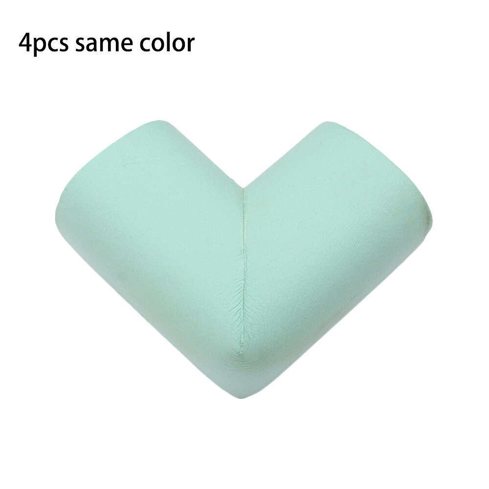 4 Uds protectores para las esquinas de las mesas Escritorio de seguridad para niños Borde de parachoques cubierta de cojín de esquina Protector suave bordes de los muebles protectores de esquina: sky blue