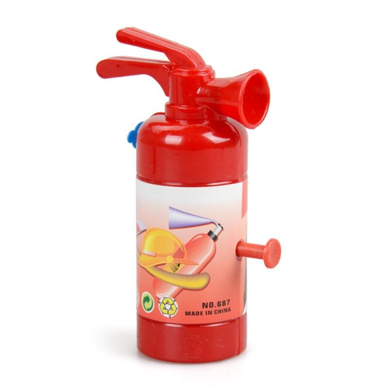 Mini Fire Extinguisher Water Toy Fireman Kids Toys Gag Joke Outdoor Summer Beach Toy XX9E