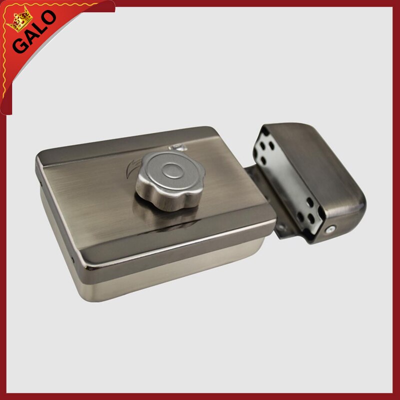 Single armature lock Electronic access control set wooden door iron gate electric lock