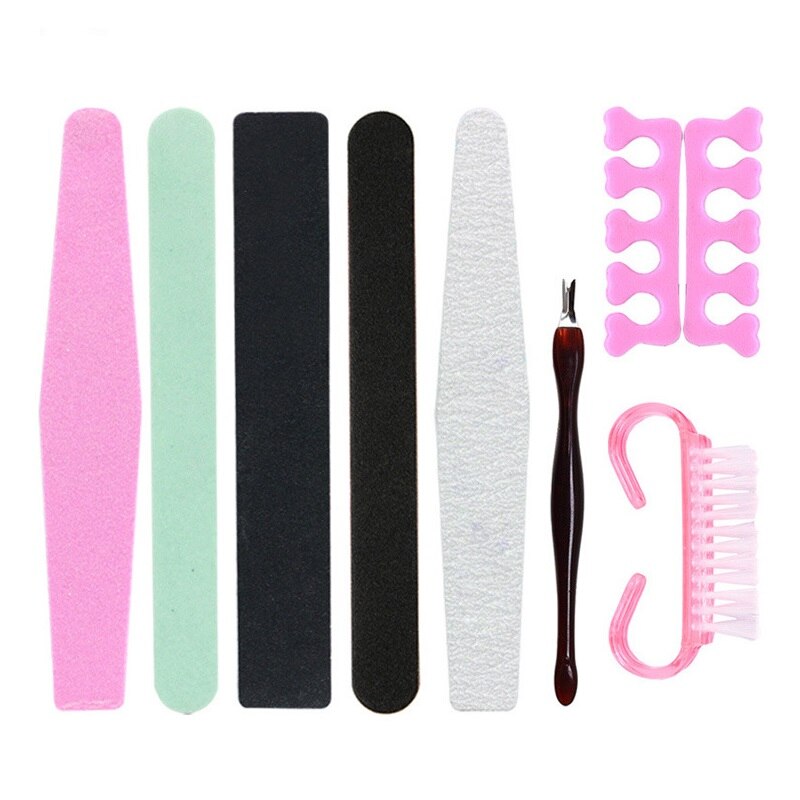 Ferramentas para arte em unhas, bloco de amortecedor, lixa, polimento, lixa, pincel de unha, profissional, cuidados com as unhas de manicure e pedicure