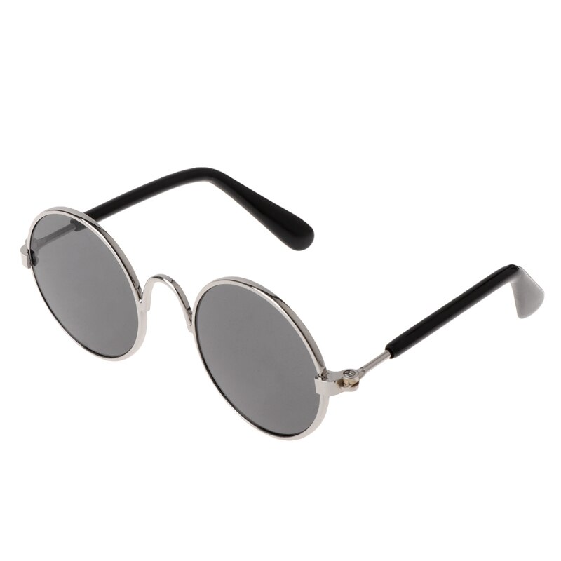 Gafas de sol redondas para mascotas, accesorios divertidos de para perros y gatos, productos de suministro: Color 6