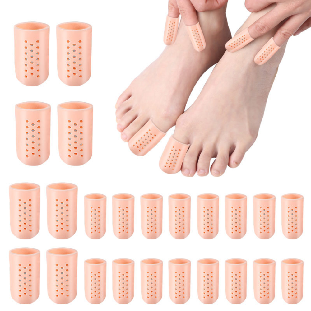 2\5 stücke Weiche Silikon Finger Schutz Gel Rohre Kleine Zehe Schutz Mais Schmerzen Relief Hülse Abdeckung Zehen Separatoren fuß Pflege Werkzeug