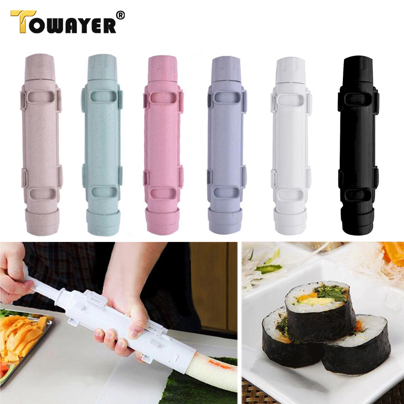 Sushi maker rask sushi bazooka japansk rulle risform vegetabilsk kjøtt rullende diy sushi maskin kjøkken sushi verktøy