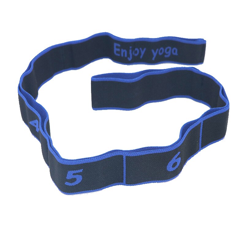 Yoga stretchband band weerstandsband elastische dansband training rallyband fitness stretchen crossfit fitnessapparatuur: Blauw 