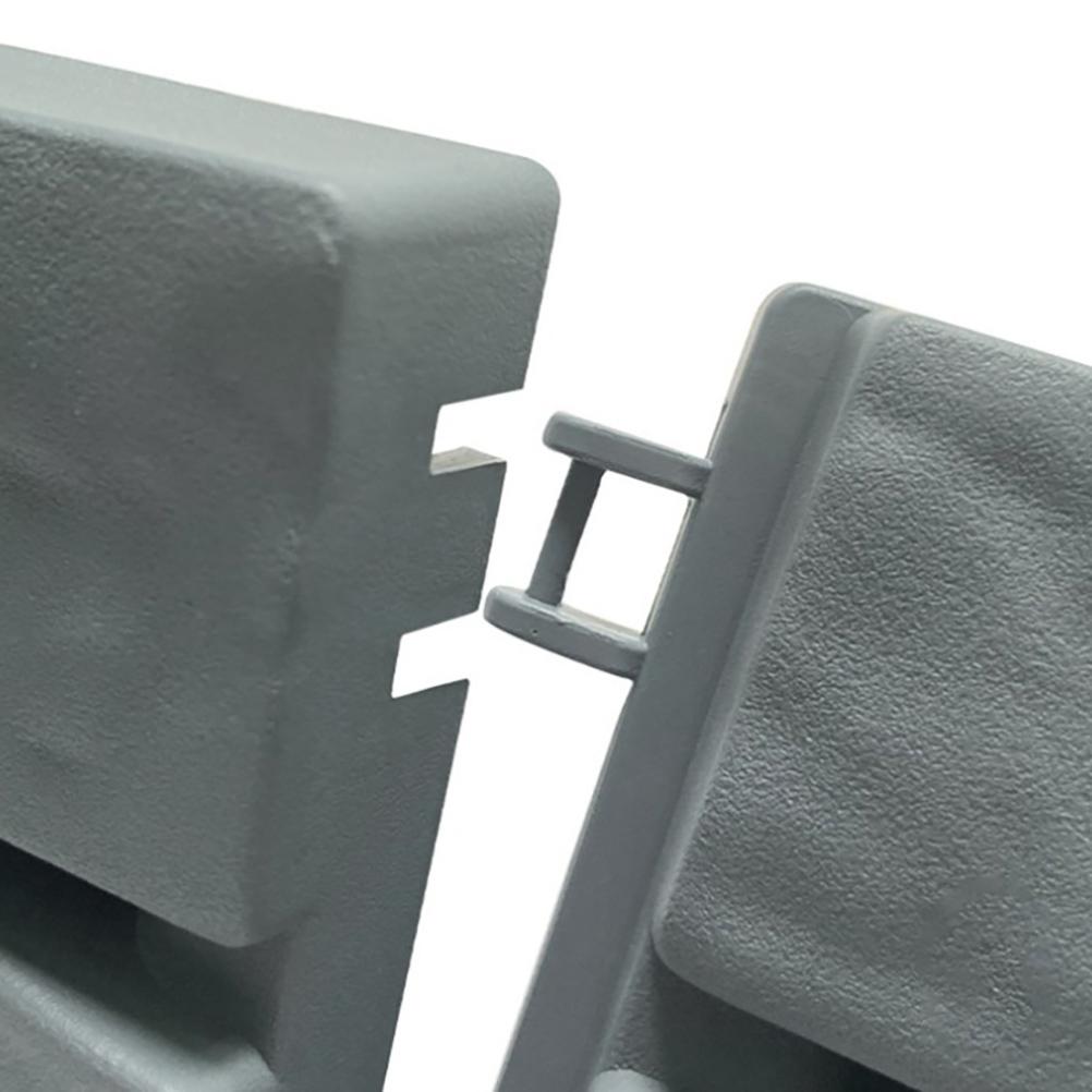 4pcs Garden Edging Courtyard Grass Rectangle Stone Brick Effect Accessories Plant Bordering Path Landscape Lawn Fence Decoration