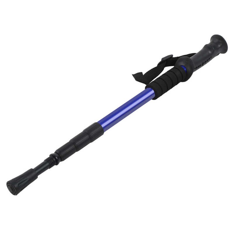 Portable Walking Poles Adjustable Trekking Poles Telescopic Hiking Pole Anti-slip Elderly Hiking Walking Stick