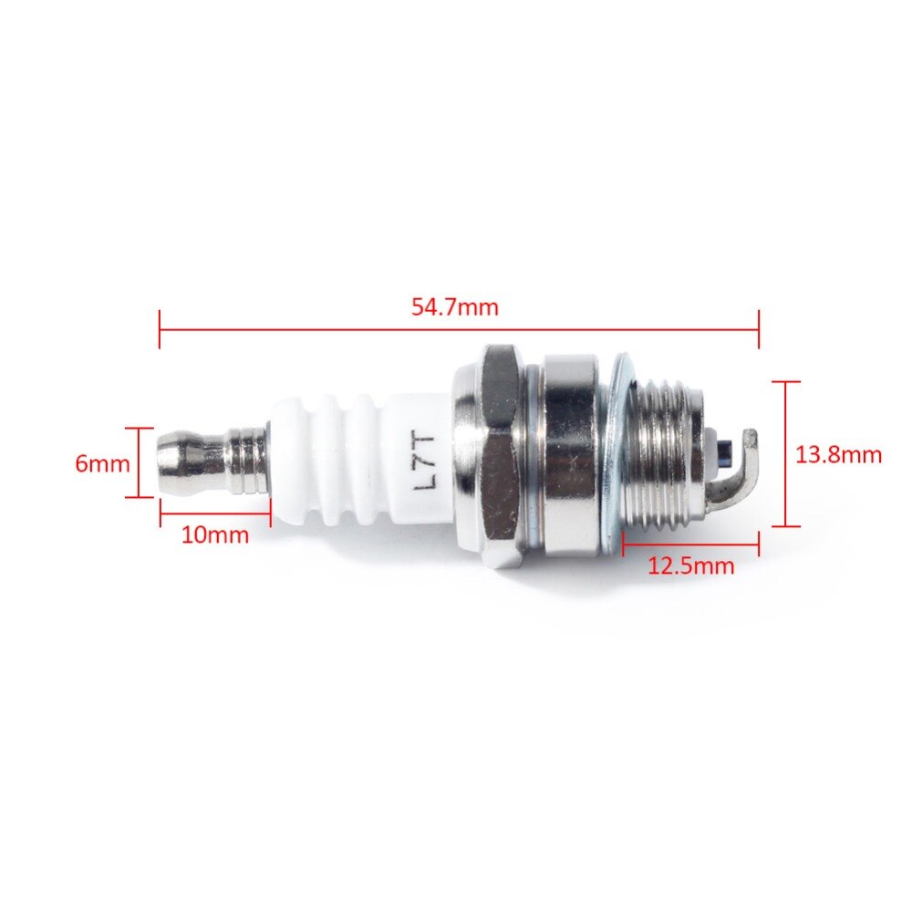 Tvåtakts kedjesåg höklippare tändstift  l6tc för bpm 6a bpm 7a l7t l7 cj6y cj7y w20mp- u  w20 mpu  w22mp- u motorsåg