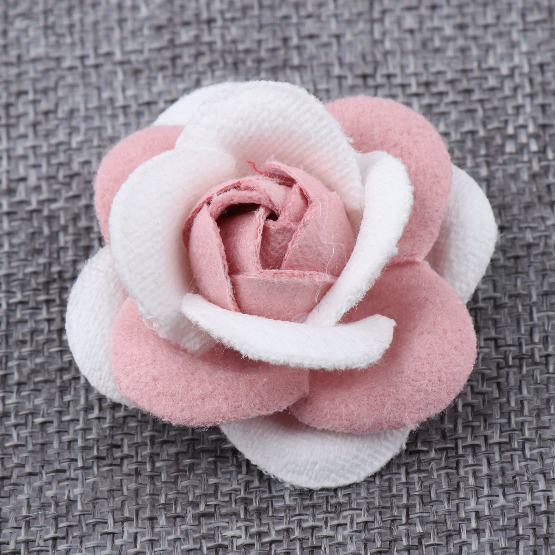 5x Kunstige Blomster 4cm - Rose Hoveder DIY til Hårpynt og Sløjfer: Lysegul