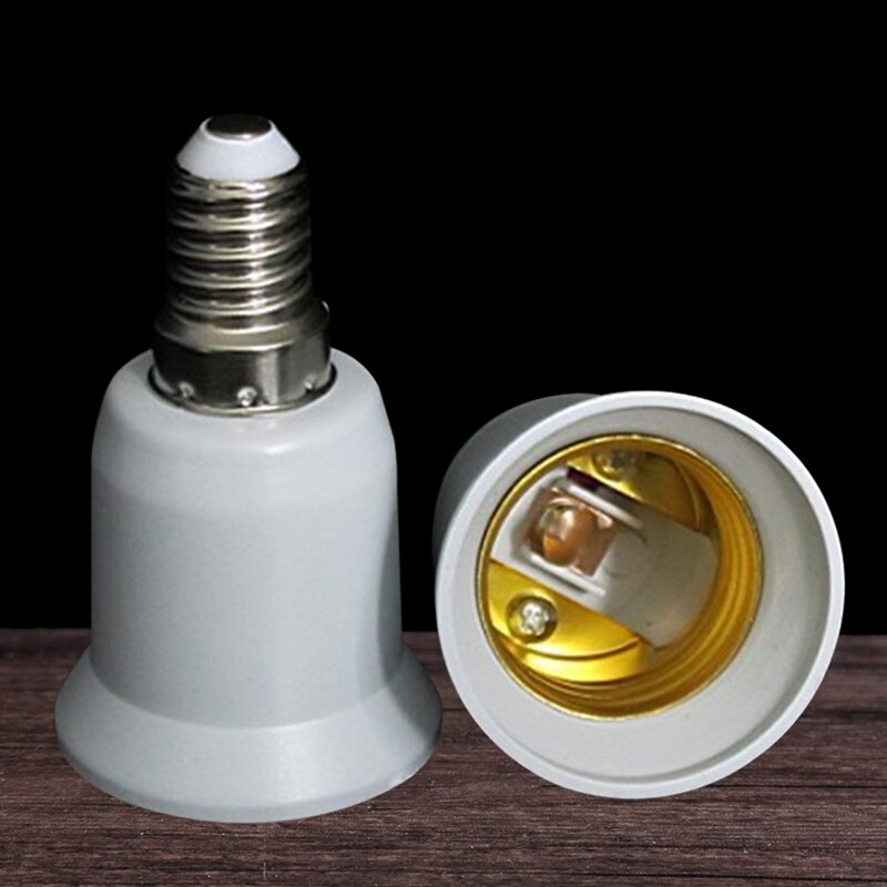 Converter E14 To E27 Adapter Conversion Socket Material Fireproof Socket Adapter Lamp Holder