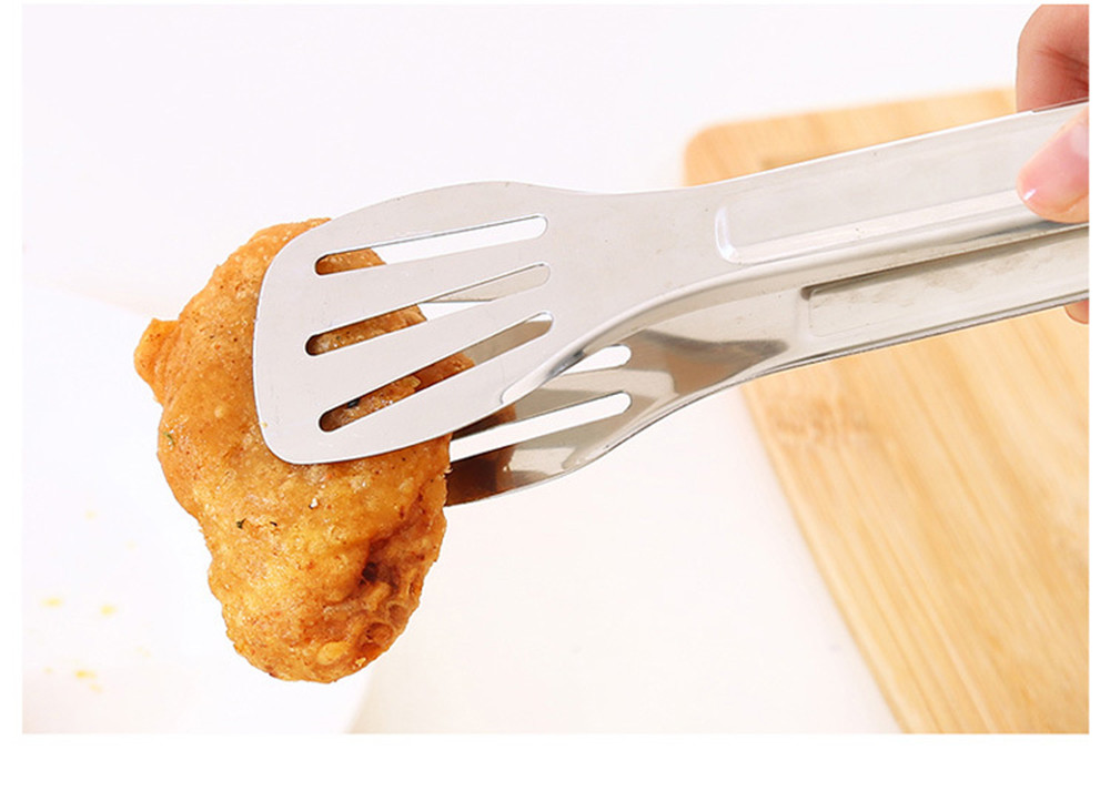 Extra Long Kitchen BBQ Grilling Tong Salad Bread Serving Tong Non-Stick Kitchen Barbecue Grilling Cooking with Joint Lock#20