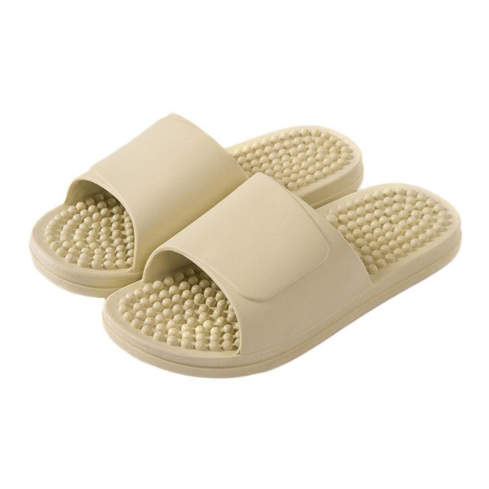 unisexe pantoufles chaussures de Massage intérieur maison doux antidérapant maison pantoufles tenue de femme résistant Massage confortable pantoufles: green	38