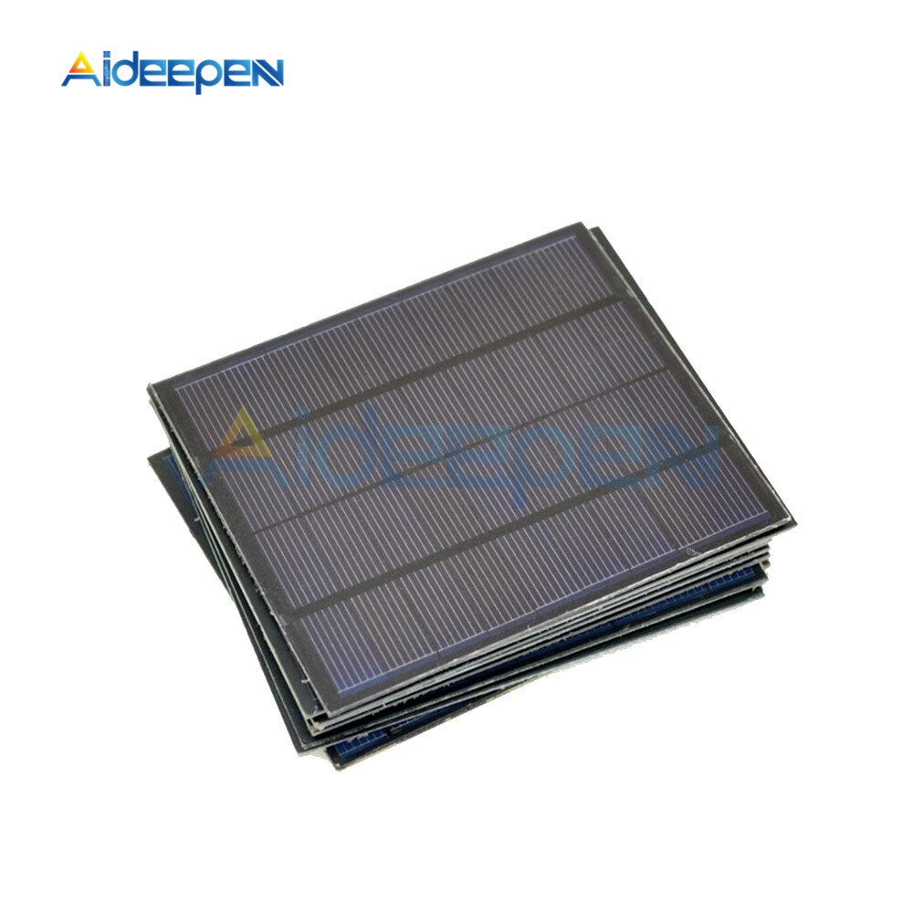 Solpanel 0.05w 0.6w 1w 1.5w mini solcelleanlæg diy til solceller batteri mobiltelefon oplader 0.5v 6v 9v hjemmebelysning