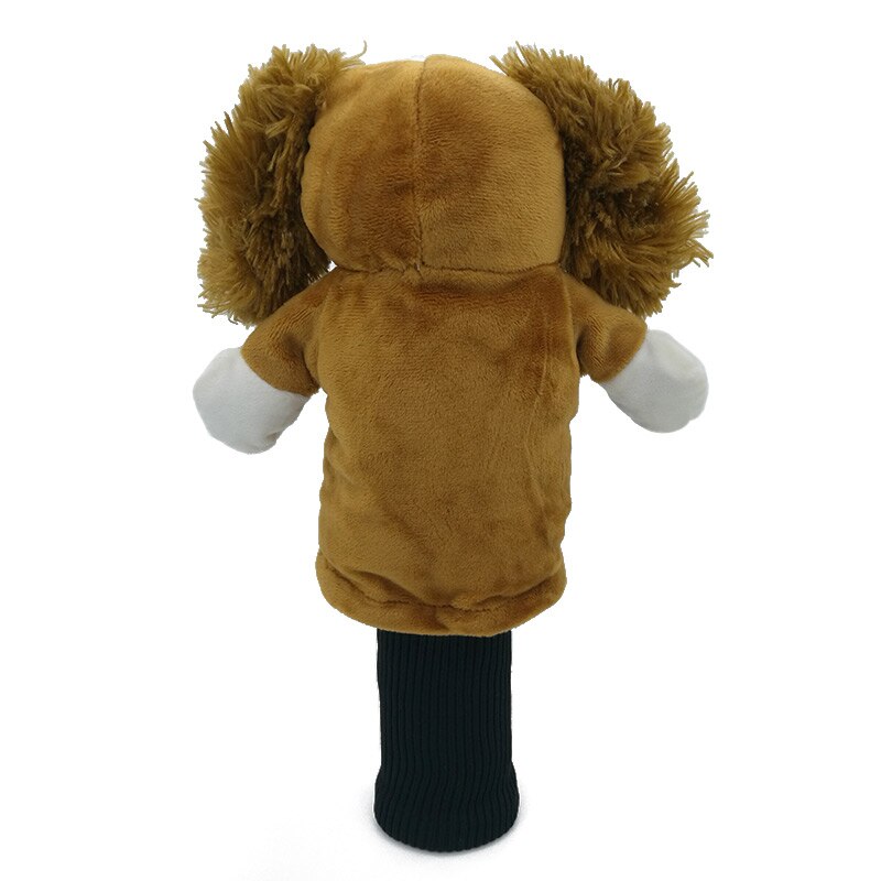 Funny Dog Golf Fairway Woods Head Cover Animal Golf Covers Mascot Novelty Cute Sport Golf Accessories