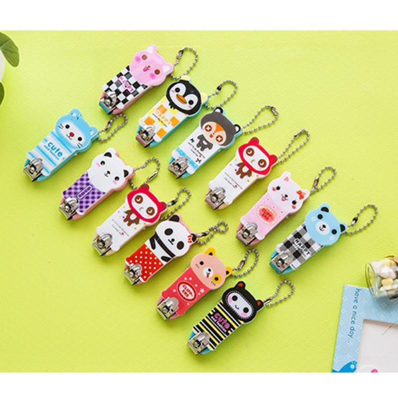 1Pcs Cartoon Roestvrij Staal Nagelknipper Leuke Pasgeboren Baby Vinger Trimmer Baby Clippers Schaar Baby Nail Care Nail Cutters: Default Title