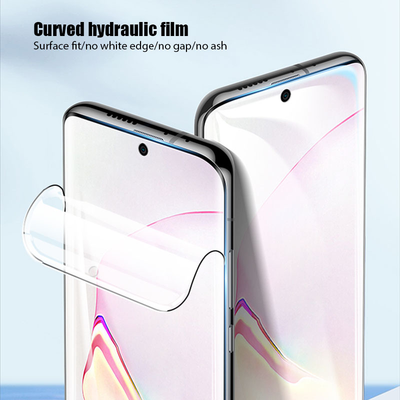 Hydrogel Soft Glass Film For Samsung Note 20 Ultra 10 8 9 Curved Screen Protector On Galaxy S21 S20 Ultra S10 5G S9 S8 Plus