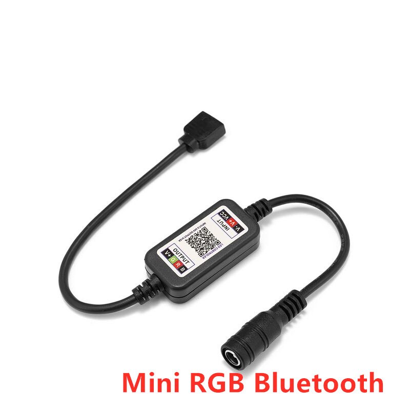Usb Mini Rgb Bluetooth Controller Dc 5V 12V 24V Muziek Bluetooth Controller Light Strip Controller Voor 2835 5050 Rgb Led Strip: DC Bluetooth C