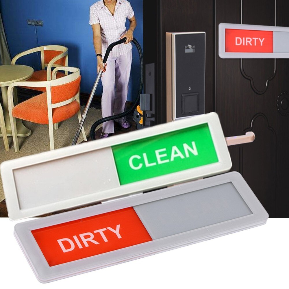 Vaatwasser Magneet Schoon Vuile Teken Sterke Magneet Indicator Vertelt Of Gerechten Zijn Schoon Of Vuil (Grijs)